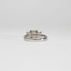 18ct white gold ring with yellow diamond and diamonds by Duncan Eves