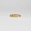 18ct gold ring with princes cut diamonds by Duncan Eves