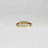 18ct gold ring with princes cut diamonds by Duncan Eves