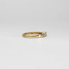 18ct gold ring with princes cut diamonds by Duncan Eves