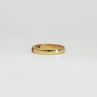 18ct gold ring with rubies and diamonds by Duncan Eves
