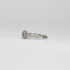 18ct white gold ring with tanzanite and diamonds by Duncan Eves