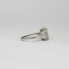 18ct white gold diamond cluster ring by Duncan Eves