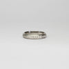 Platinum full eternity ring with diamonds by D E Jewellery