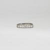 18ct white gold ring with 7 diamonds by Duncan Eves
