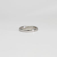 18ct white gold ring with 7 diamonds by Duncan Eves