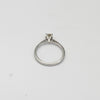 18ct white gold solitaire round diamond ring by Duncan Eves