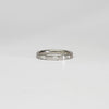 Platinum ring with 3 baguette diamonds by Duncan Eves
