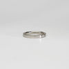 Platinum ring with 3 baguette diamonds by Duncan Eves