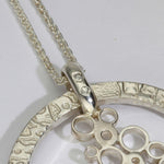 One of a Kind: (No. 5) Bespoke Dathlu Silver Pendant with Old Cut Diamonds