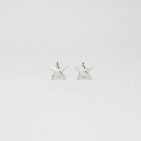 Starfish silver stud earrings by Emily Craig
