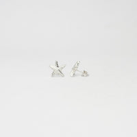 Starfish silver stud earrings by Emily Craig