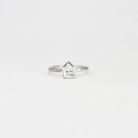 Beach hut silver ring by Emily Craig