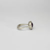 Purple sapphire turgor silver ring by Emily Thatcher