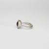 Purple sapphire turgor silver ring by Emily Thatcher