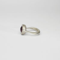 Purple sapphire turgor silver ring by Emily Thatcher