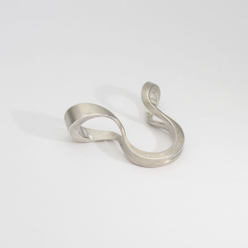 Ring: Silver sculptured ring by Hanna Tommola