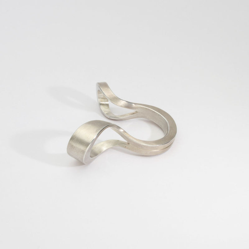 Ring: Silver sculptured ring by Hanna Tommola