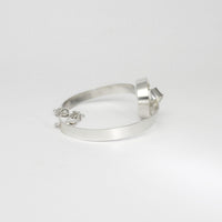 Ribbon knot silver bracelet by Jodie Hook