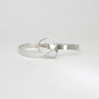 Ribbon knot silver bracelet by Jodie Hook