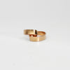 Ribbon loop ring in rose gold plated silver by Jodie Hook
