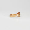 Ribbon loop ring in rose gold plated silver by Jodie Hook