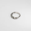 Silver and oxidised  ring by Katherine Campbell-legg