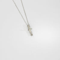 Alice in Wonderland - Mad hatter silver pendant by Katy Tromans