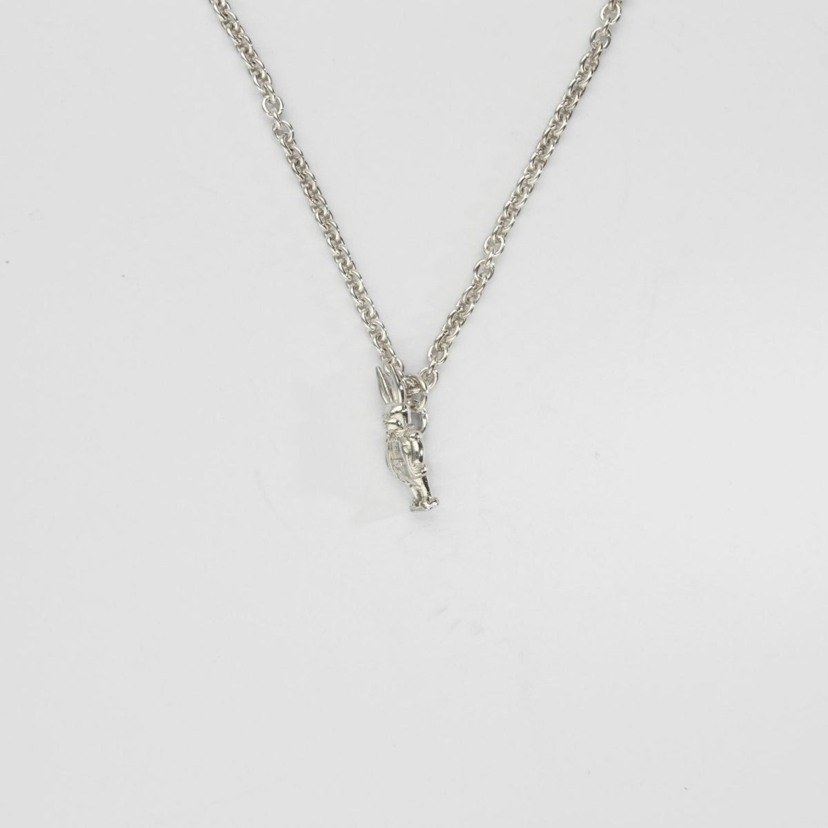 Alice in Wonderland - White rabbit silver bracelet by Katy Tromans