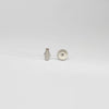 Luxe & mop silver earrings by Katy Tromans