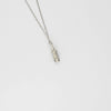 Rapunzel - Round tower silver pendant by Katy Tromans