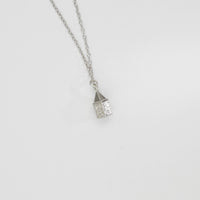 Rapunzel - Corner tower silver pendant by Katy Tromans