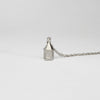 Rapunzel - Corner tower silver pendant by Katy Tromans