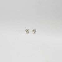 Button silver earrings by Katy Tromans