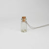 Glass Jar pendant with silver chain by Katy Tromans