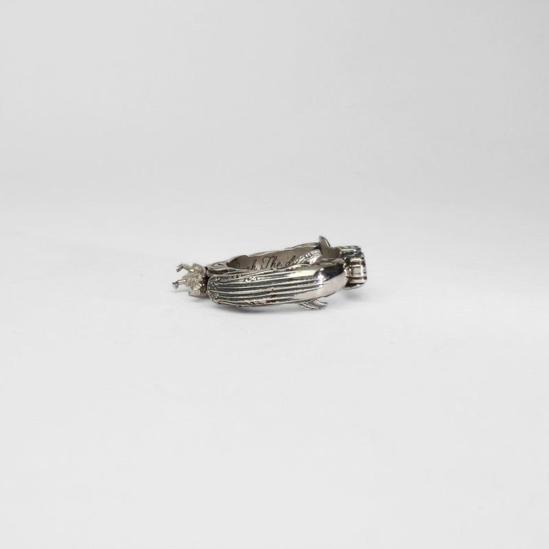 Jonah and the whale full set - silver ring and stand by Katy Tromans