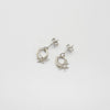 Filaments silver studs by Karen Williams