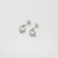 Filaments silver studs by Karen Williams