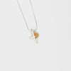 Silver red kite & sun pendant by Kathryn Willis