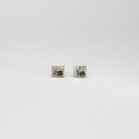 Small patch black silver studs by Kathryn Willis