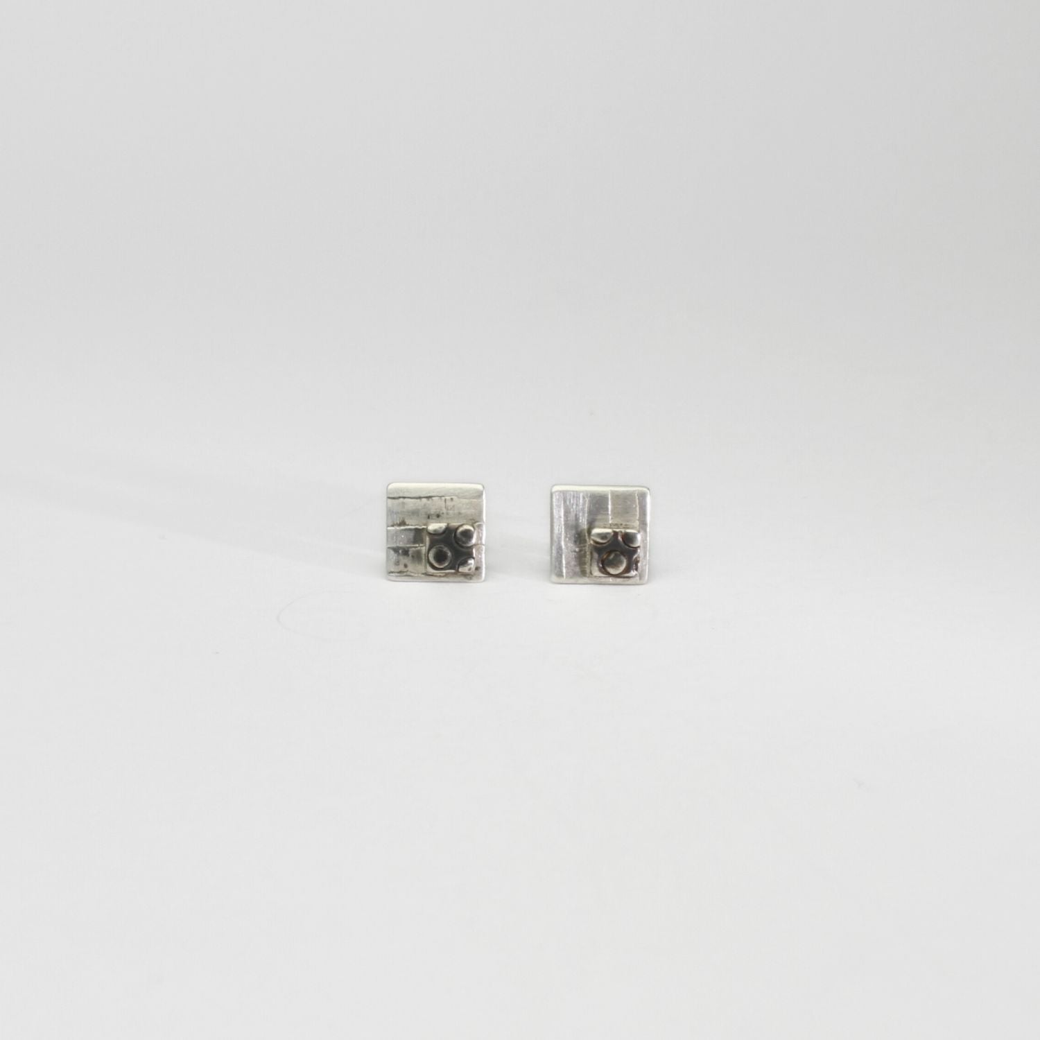 Small patch black silver studs by Kathryn Willis