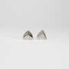 Tricorn decay silver studs by Karen Williams