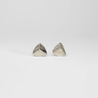 Tricorn decay silver studs by Karen Williams