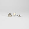 Tricorn decay silver studs by Karen Williams