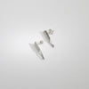 Sea oak textured drop silver earrings by Karen Williams