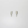Sea oak textured drop silver earrings by Karen Williams