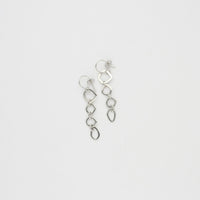 Neptunea 4 drop silver earrings by Karen Williams
