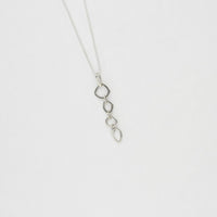 Neptunea 4 drop silver pendant by Karen Williams