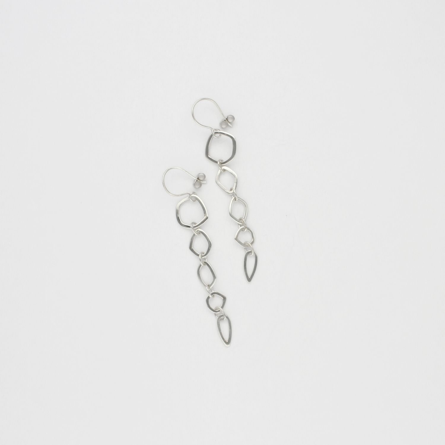 Neptunea 5 drop silver earrings by Karen Williams