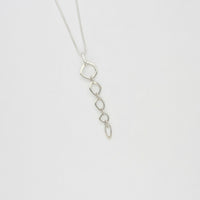 Neptunea 5 drop silver pendant by Karen Williams